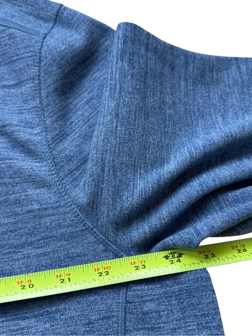 Avalanche Outdoor Supply Co Blue Heather Quarter Zip Performance Pullover XL - Picture 6 of 11